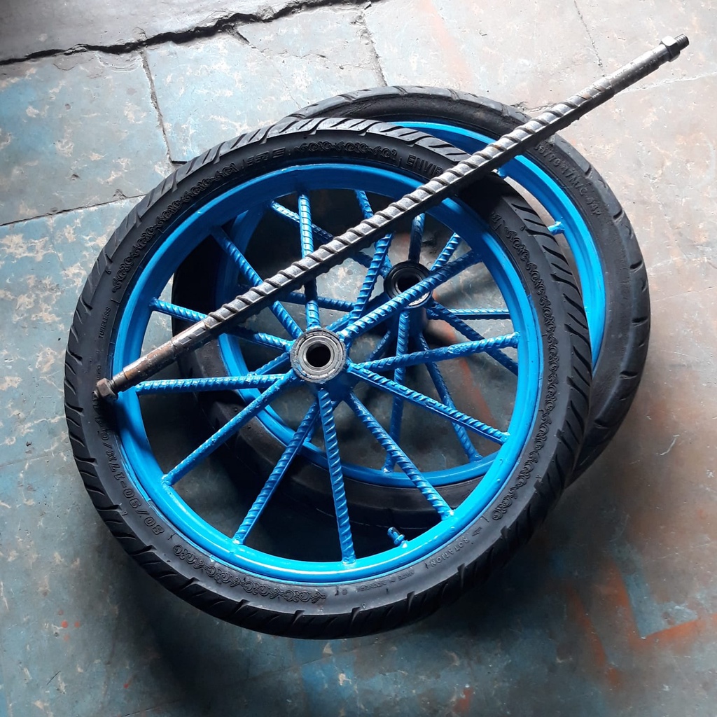 Jual Roda Gerobak Ring 17 Inch Ruji Besi 6besar Shopee Indonesia