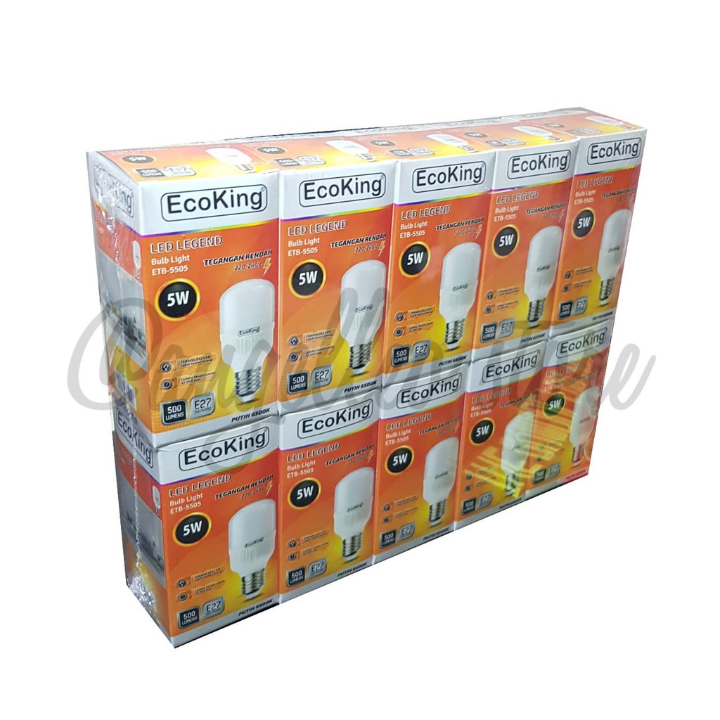 Jual Lampu Led Ecoking Jumbo Capsul Watt Paket Pcs Shopee