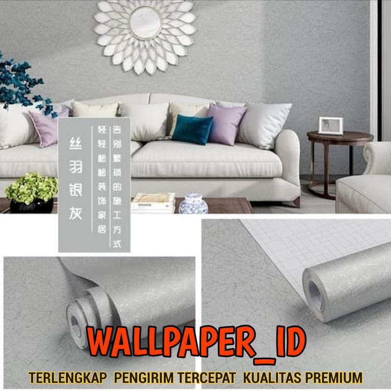 Jual Harga Spesial Wallpaper Sticker Dinding Abu Abu Ber Textur Wallpaper Stiker Polos Abu Abu