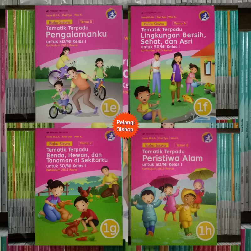 Jual BUKU SISWA TEMATIK TERPADU SD/MI KELAS 1 TEMA 1E,1F,1G DAN 1H ...