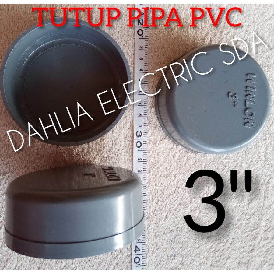 Tutup Pipa Pvc 3 Inch