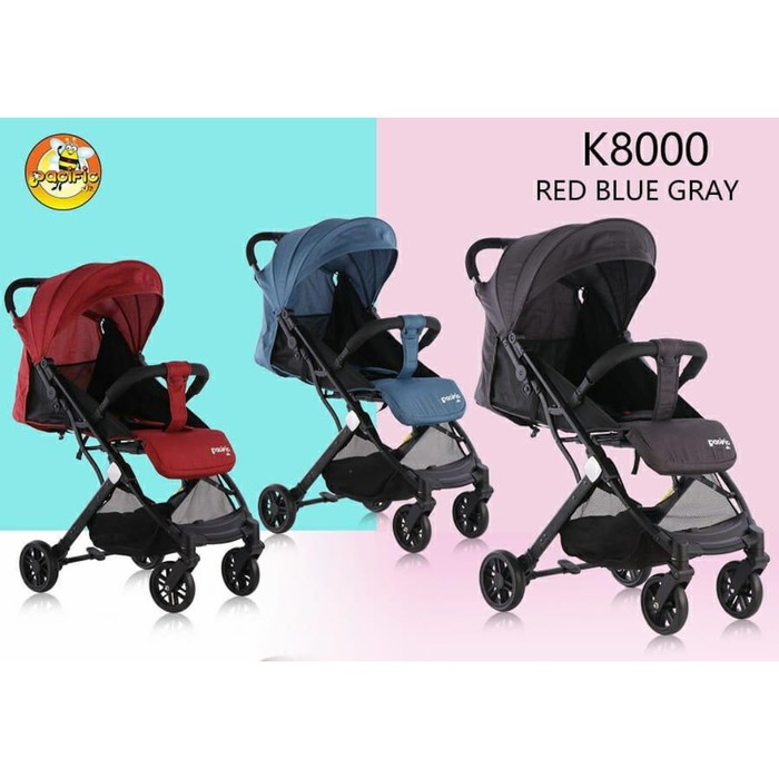 Jual PACIFIC K8000 STROLLER MURAH CABIN SIZE ONE HAND FOLDED