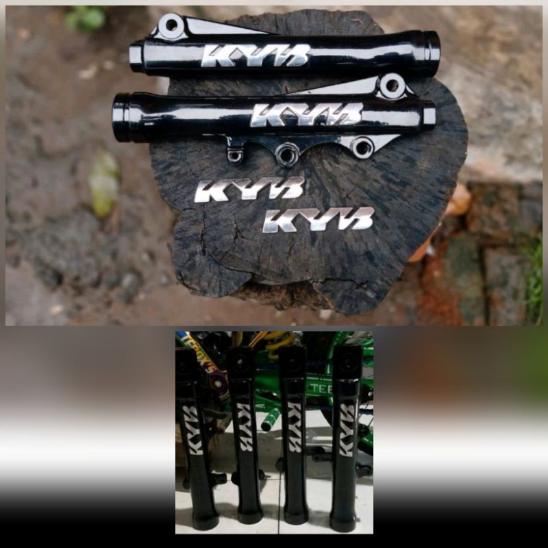 Jual emblem logo tulisan kyb almunium / tempelan shock kyb sok Scoopy ...