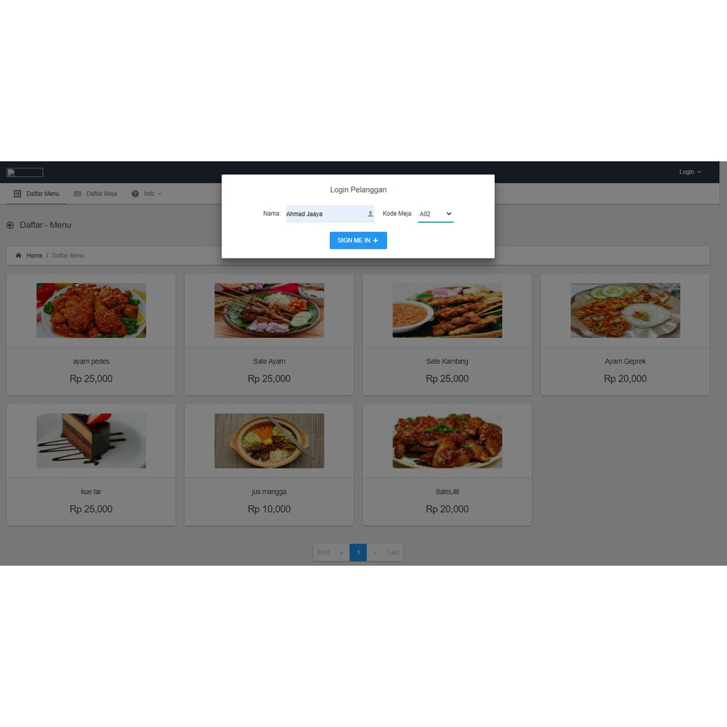 Jual Aplikasi Kasir Restoran Berbasis Web Shopee Indonesia