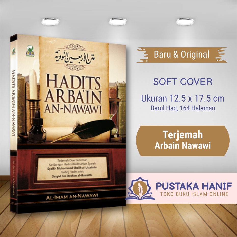 Jual Buku Hadits Arbain Nawawi Matan Dan Terjemah Darul Haq Shopee Indonesia 4096