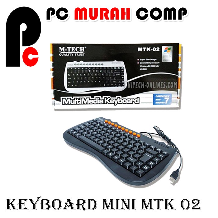 Jual M-Tech Keyboard Usb Mini Multimedia Mtk-02 | Shopee Indonesia