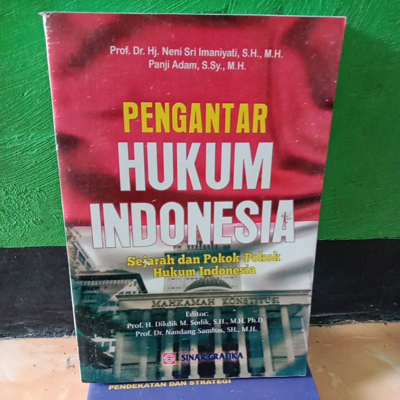 Jual Pengantar Hukum Indonesia By Prof. Dr. Hj. Neni Sri Imaniati, S.H ...