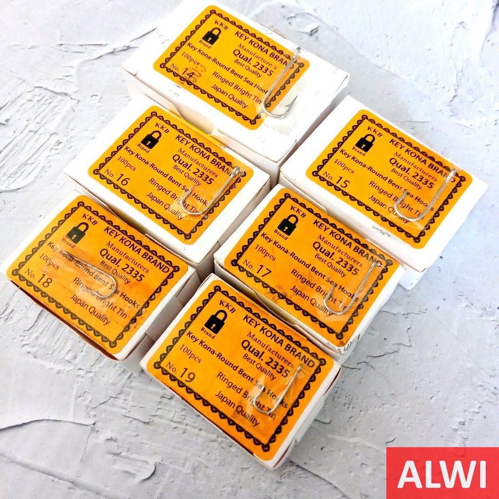 Jual [ 100pcs ] Mata Kail KEY KONA Kotak Tipe 2335 ~ Kail Keykona Untuk ...