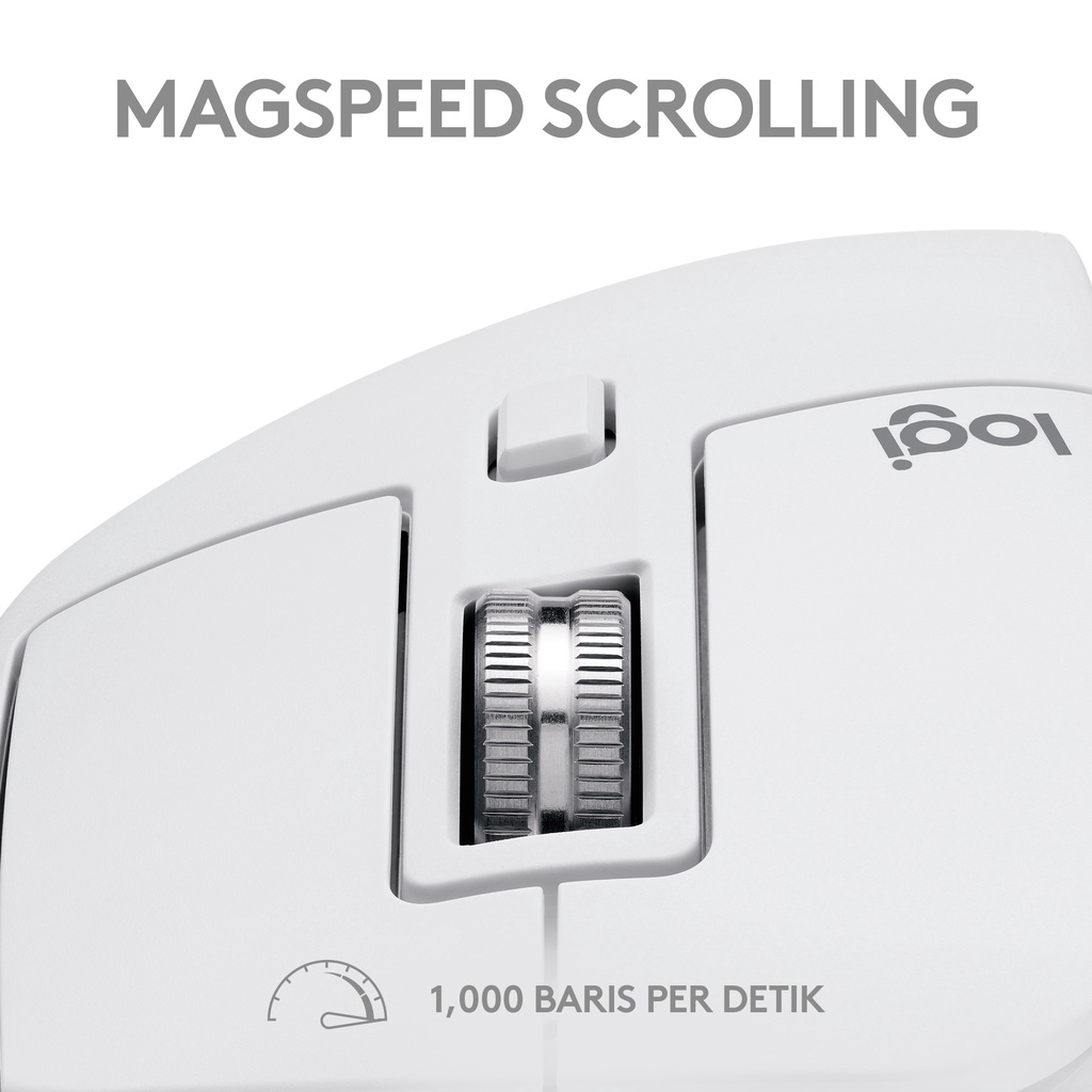 Logitech MX Master 3S Performance Mouse Wireless Bluetooth Quiet Click for Mac (9)