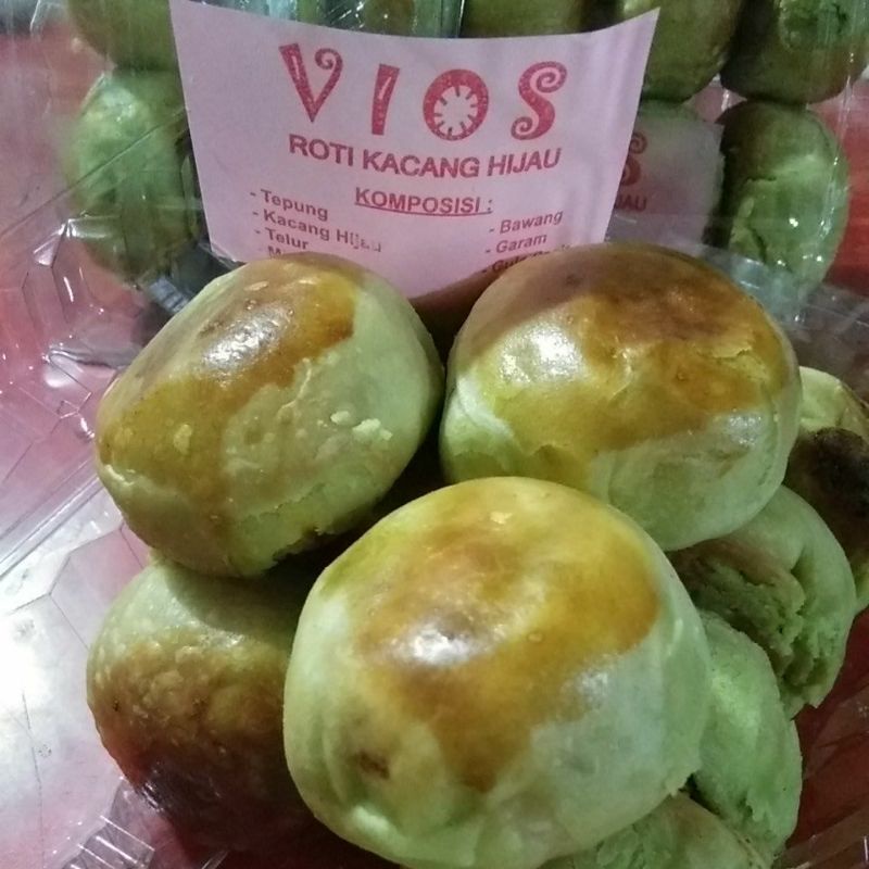 Jual [PROMO] pia/roti isi kacang hijau harga isi 12pics@ berat ...