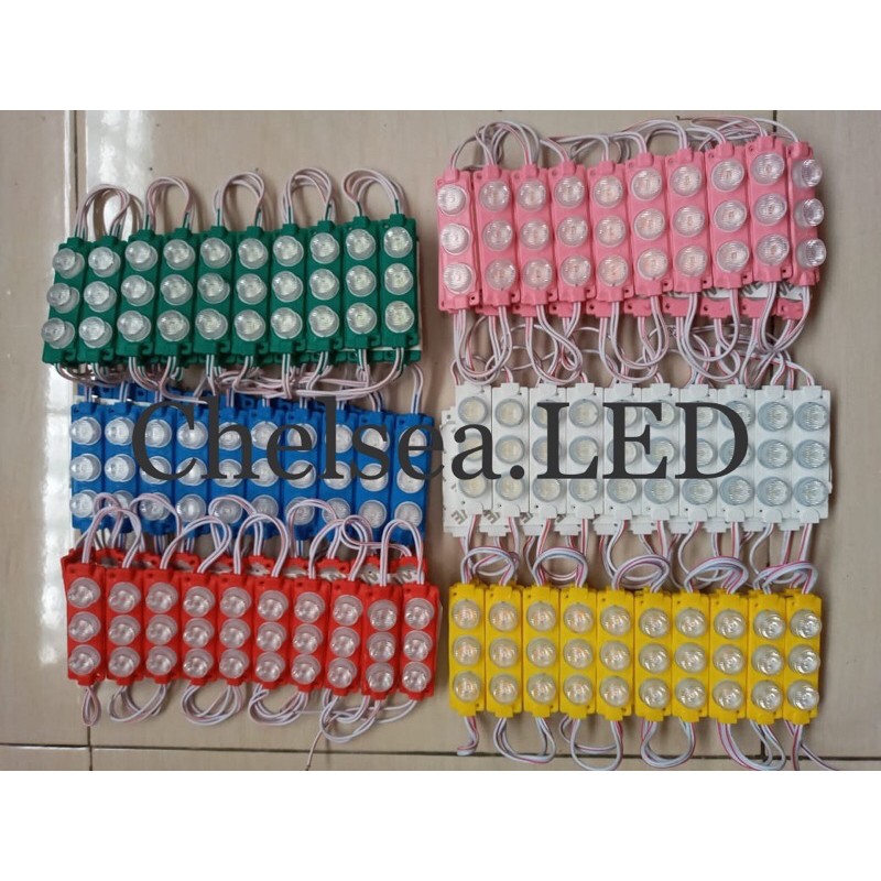 Jual Lampu Led Modul 3 Mata Jumbo 12v 3w Shopee Indonesia