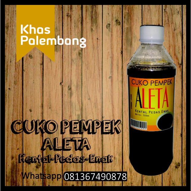 Jual CUKO PEMPEK ALETA botol @500ml | Shopee Indonesia