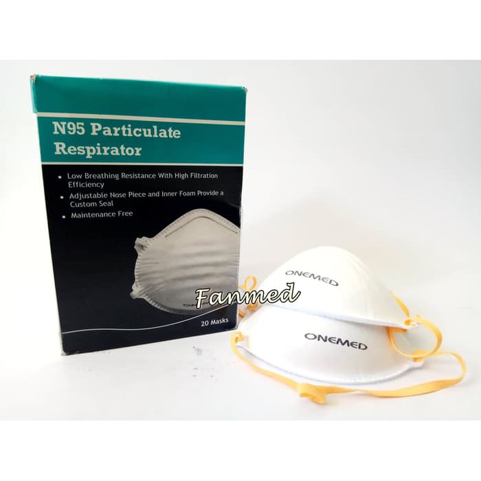 Jual N95 Mask Onemed masker n95 Masker Asap Debu virus kuman tbc TB ...