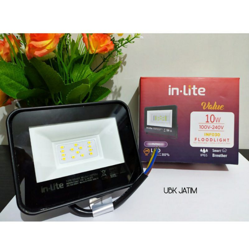 Jual INLITE INF030 10W LAMPU SOROT LAMPU TEMBAK OUTDOOR PUTIH | Shopee ...