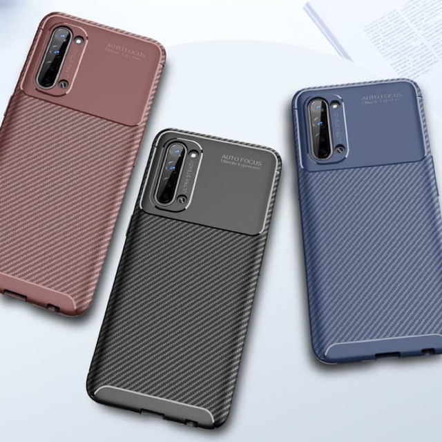 Jual Case Oppo Reno3 / Reno 3 Rugged Armor Silicone Carbon Soft Casing ...
