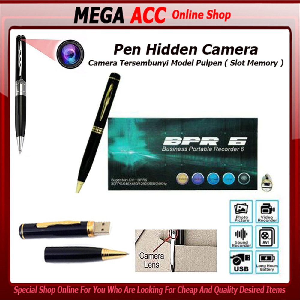 Order Langsung PULPEN KAMERA - SPY CAM - KAMERA PENGINTAI BENTUK PULPEN  Murah