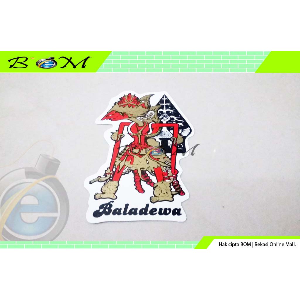 Jual sticker stiker gambar karakter wayang kulit bala dewa baladewa ...