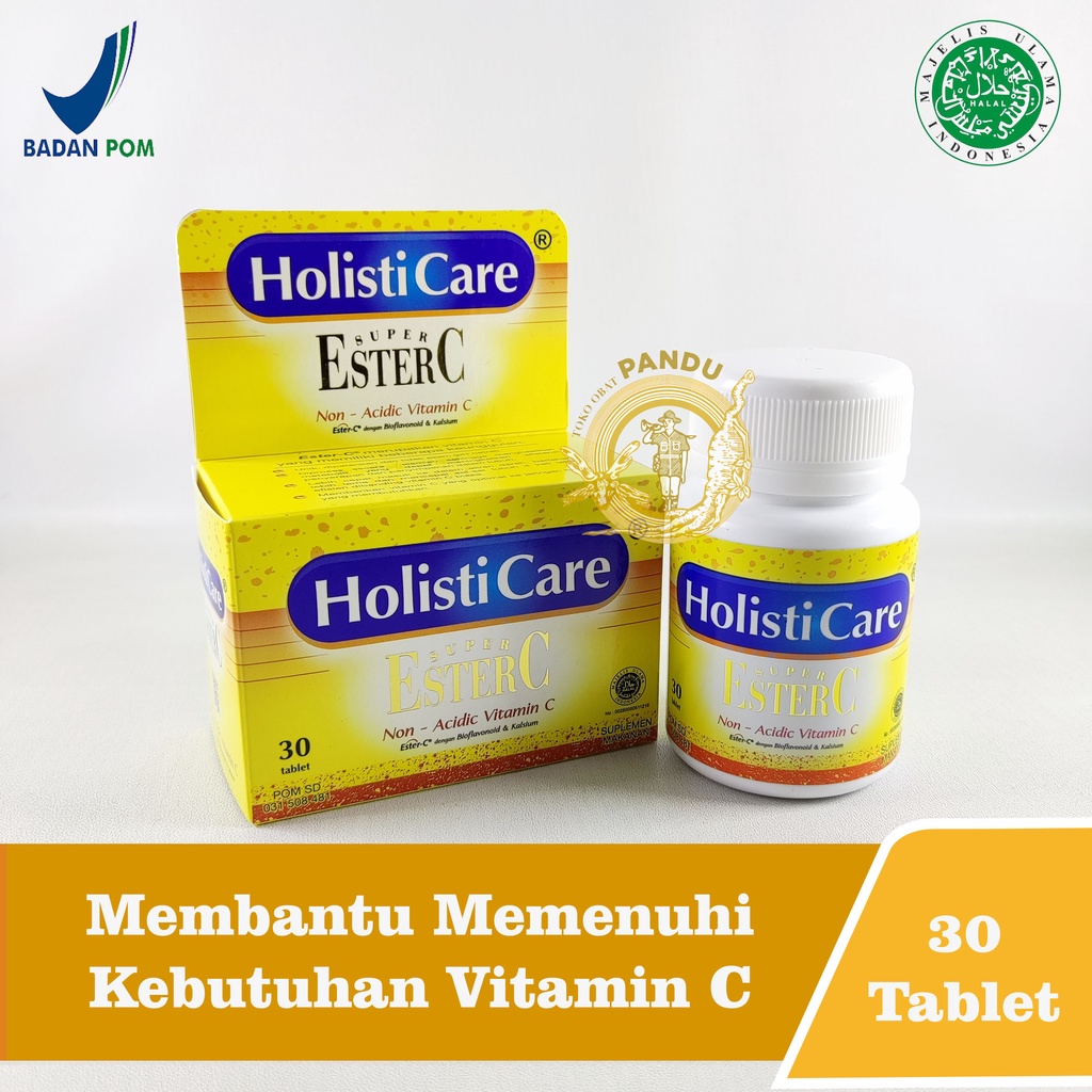 Jual SUPER ESTER C HOLISTICARE (30 TABLET) / VITAMIN C Shopee Indonesia