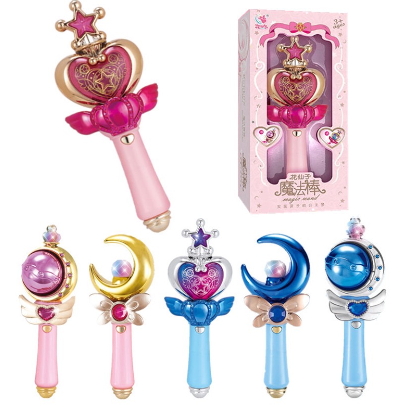 Jual Mainan Tongkat Peri Princess Sailor Moon Magic Wand MURAH | Shopee ...