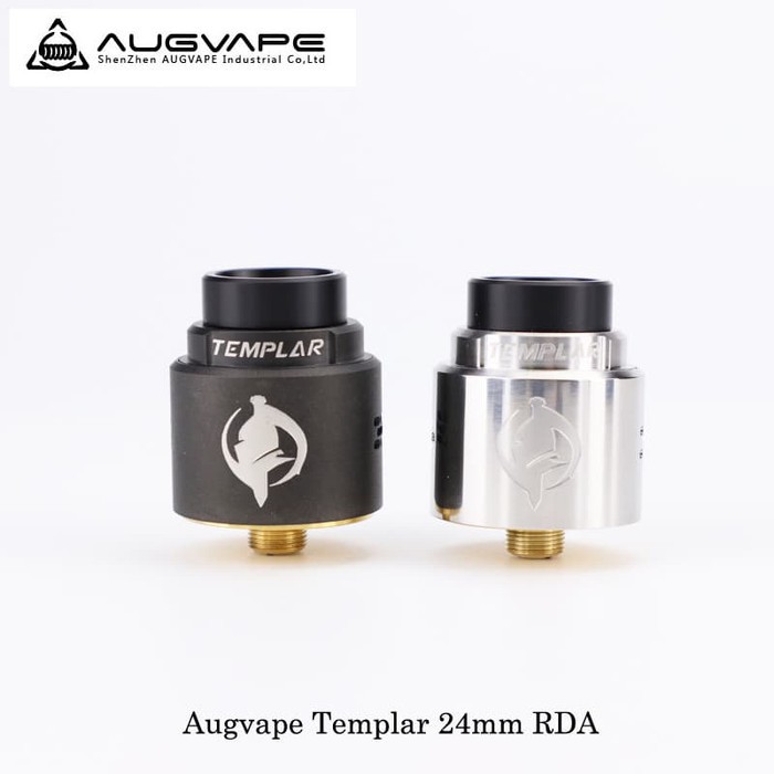 Jual TEMPLAR RDA 24MM BLACK AUTHENTIC BY AUGVAPE FOR MOD VAPORIZER VAPE ...