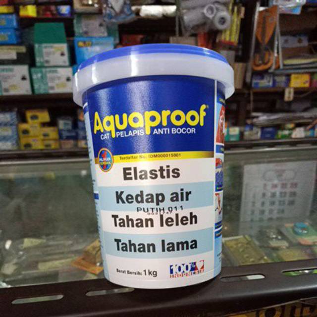 Jual Aquaproof 1 Kg Cat Pelapis Anti Bocor Waterproofing Shopee Indonesia 9099