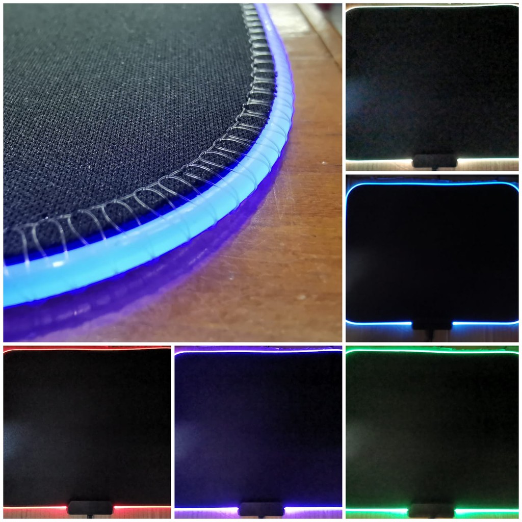 Jual Mousepad LED RGB Medium Size / Gaming Mousepad LED RGB Ukuran ...