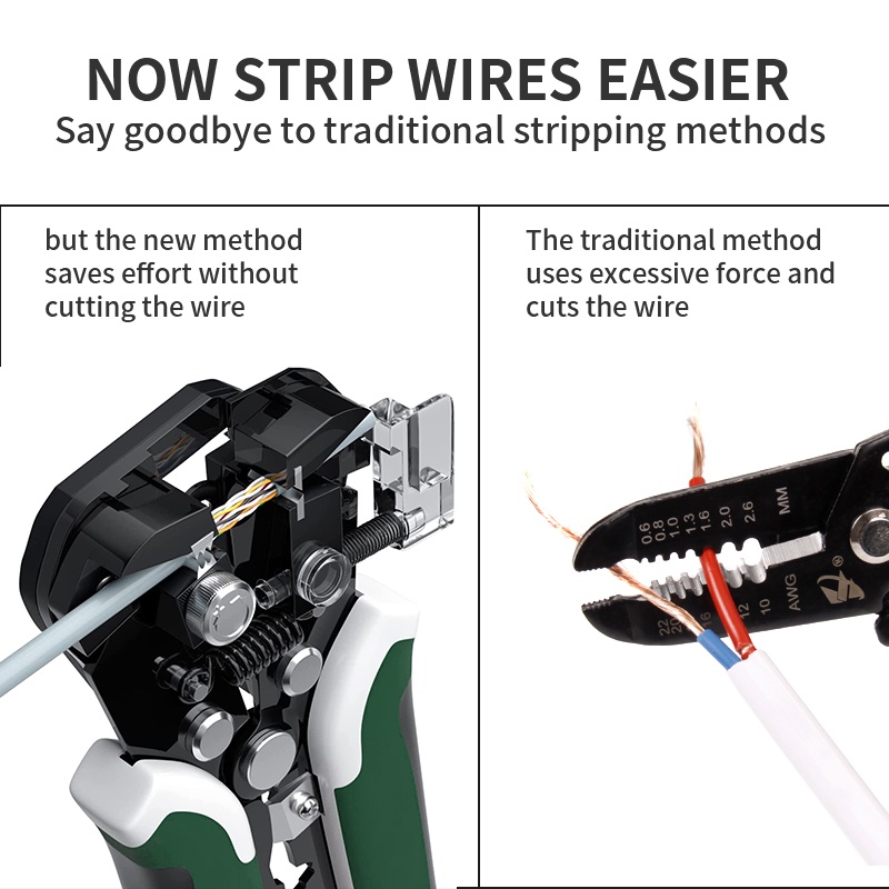 Jual ISKU Automatic Wire Stripper 3 in 1 Tang Pengupas Kabel Otomatis ...