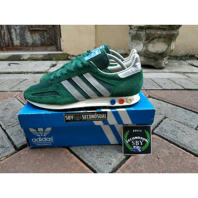 Adidas la cheap trainer verdes