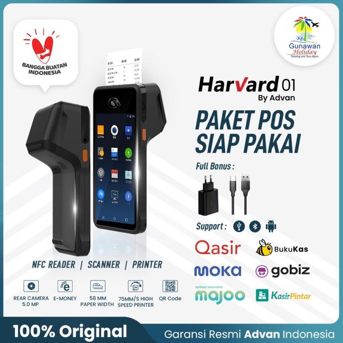 Jual NEW!! Advan Harvard 01 Android Smart Mobile Pos MOKA #BE HAPPY ...