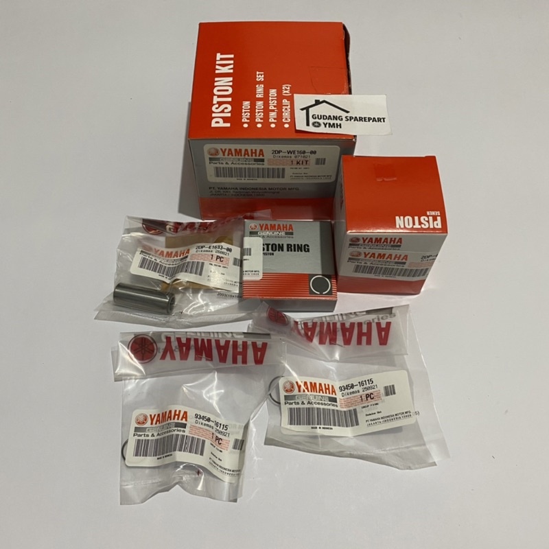 Jual Piston Kit Seher Kit Os STD Nmax Aerox 155 2DP-WE160-00 Asli ...