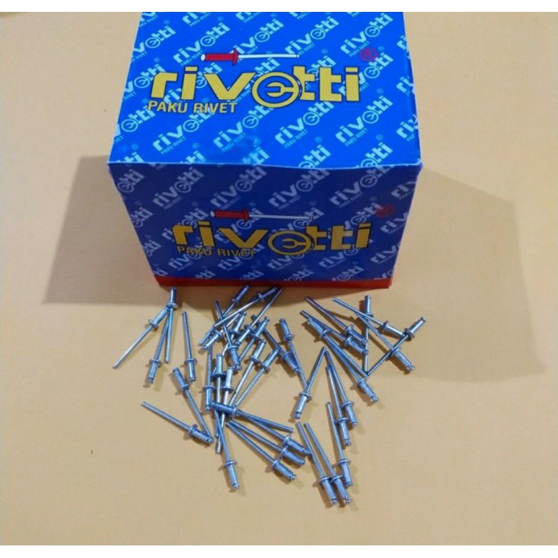 Jual Paku Rivet Rivetti 429 (3,2mm x 8mm) 1 Dus 1000 pcs Paku Keling ...