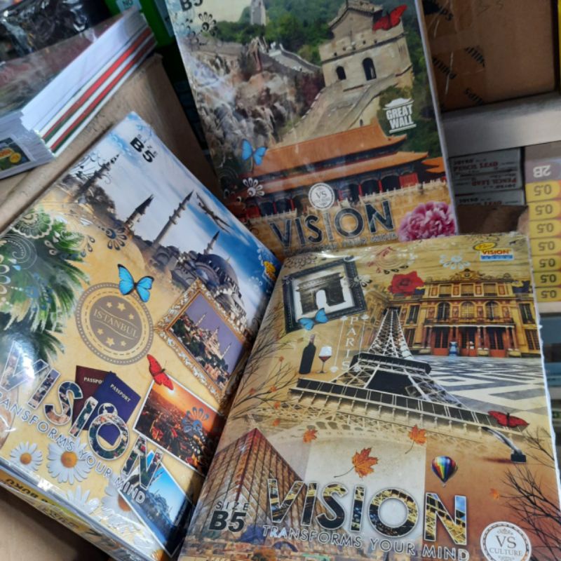 Jual BUKU VISION BOXY B5 ISi 42 lembar 1 pak isi 6 pcs | Shopee Indonesia