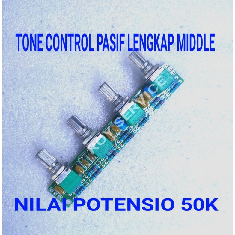 Jual Tone Control Pasif Lengkap Middle Non Vcc / Tone Control Pasif ...