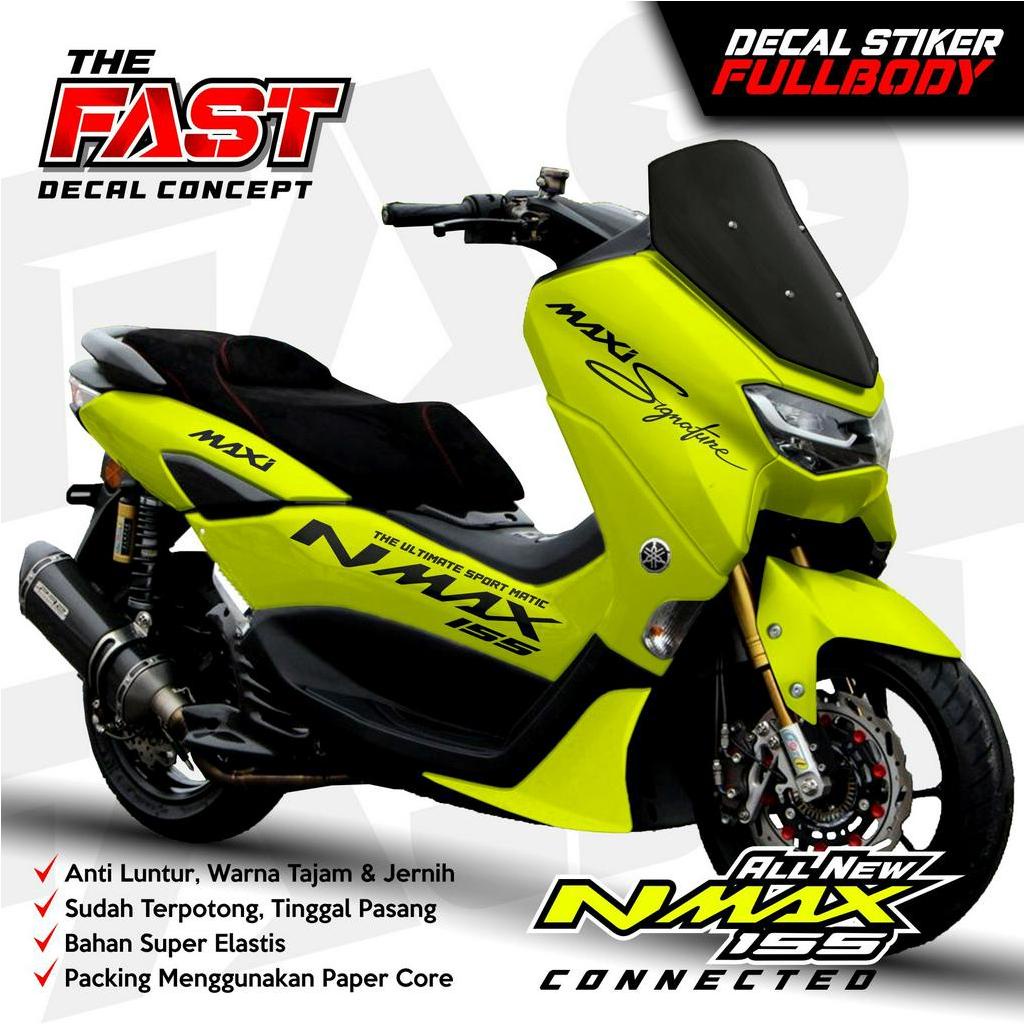 Jual Decal Stiker Yamaha Nmax 155 New Fullbody Maxi Signature Terbaru