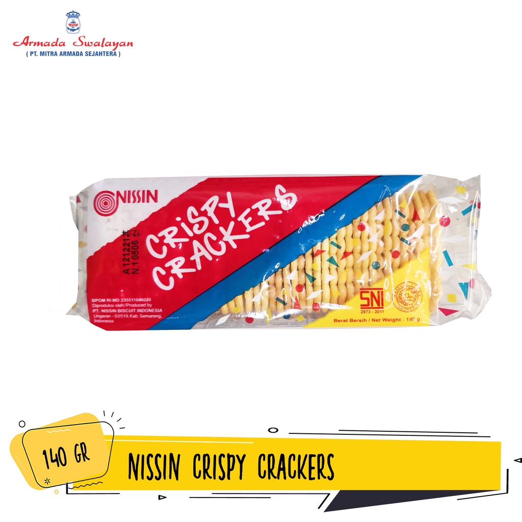 Jual Nissin Crispy Crackers All Variant 140g Shopee Indonesia