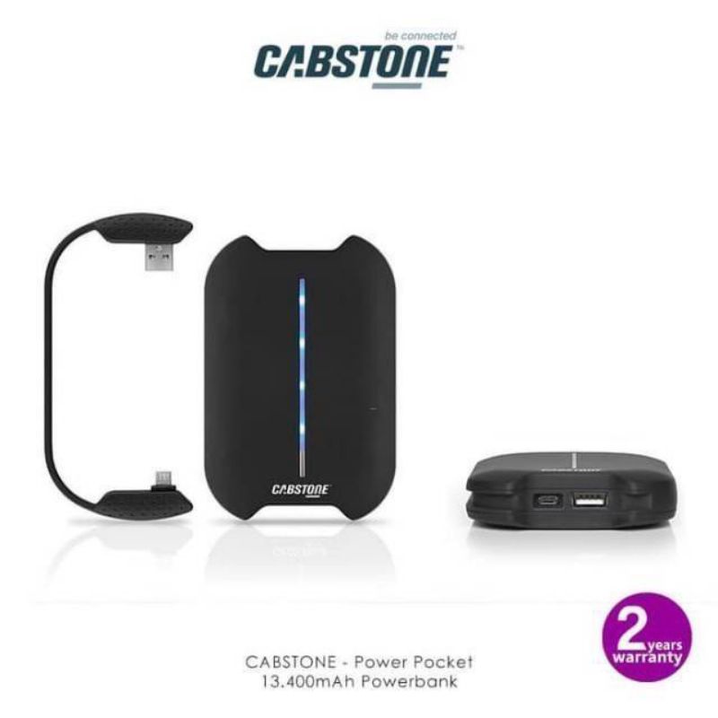 Jual PowerBank Cabstone 13400mAh Pocket Power Origenal New Resmi ...