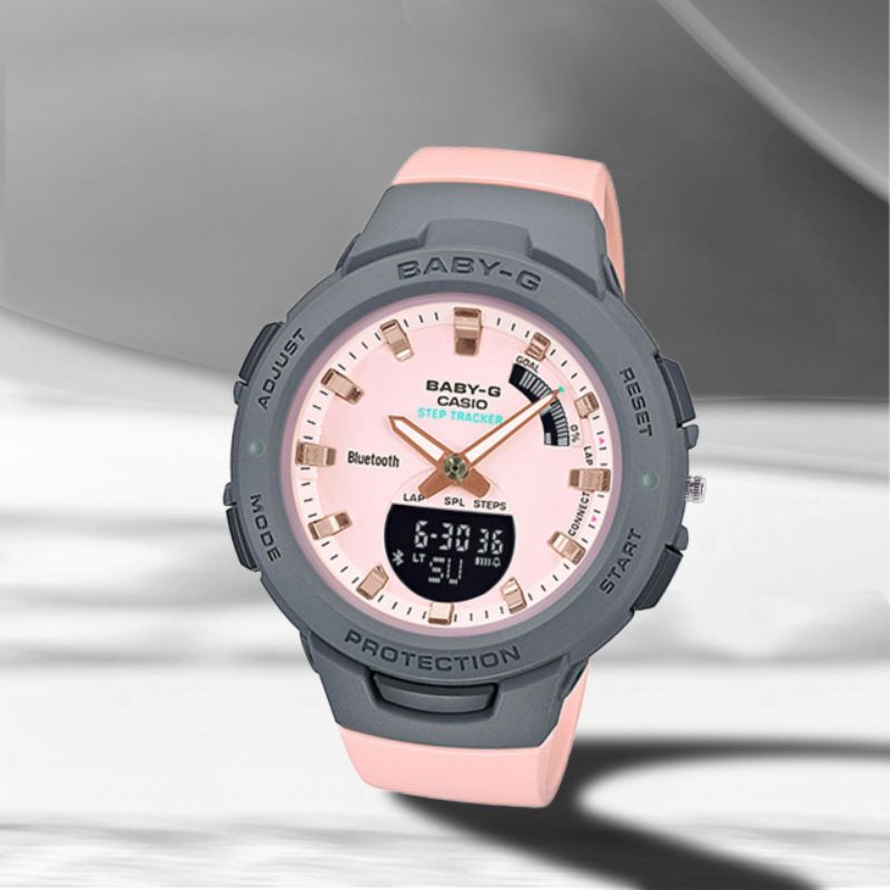 Jual free ongkir jam tangan wanita terbaru casio baby g b 100 new release putih pink dan warna lain Shopee Indonesia