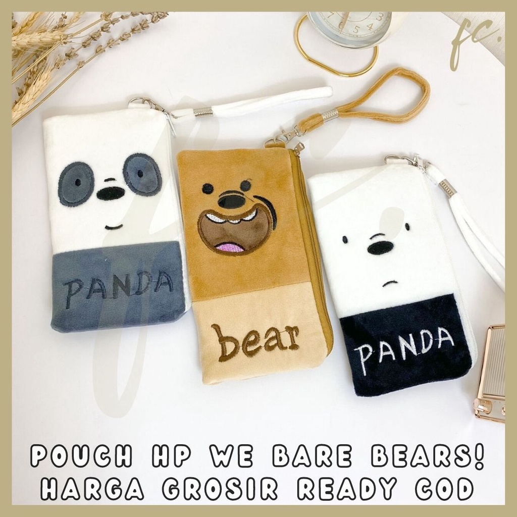 READY STOK Tas Tote Bag Miniso Japan Original We Bare Bears Panda