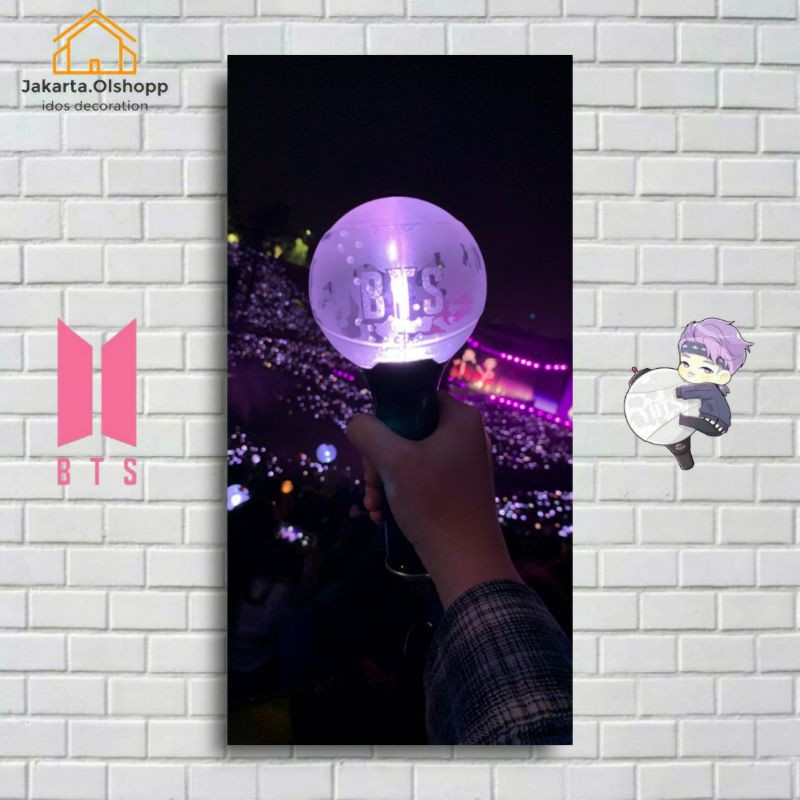 Jual Cod Lighstick Bts Poster Kayu Hiasan Dinding Kpop Army Boom Walldecor Kado Ultah Shopee