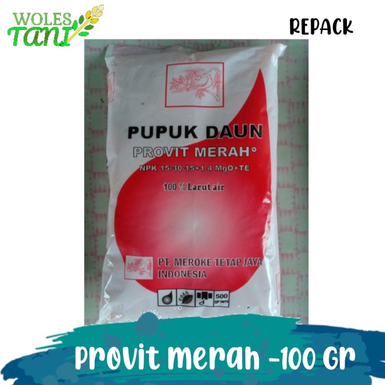 Jual Provit Merah 100 Gram Pupuk Daun | Shopee Indonesia