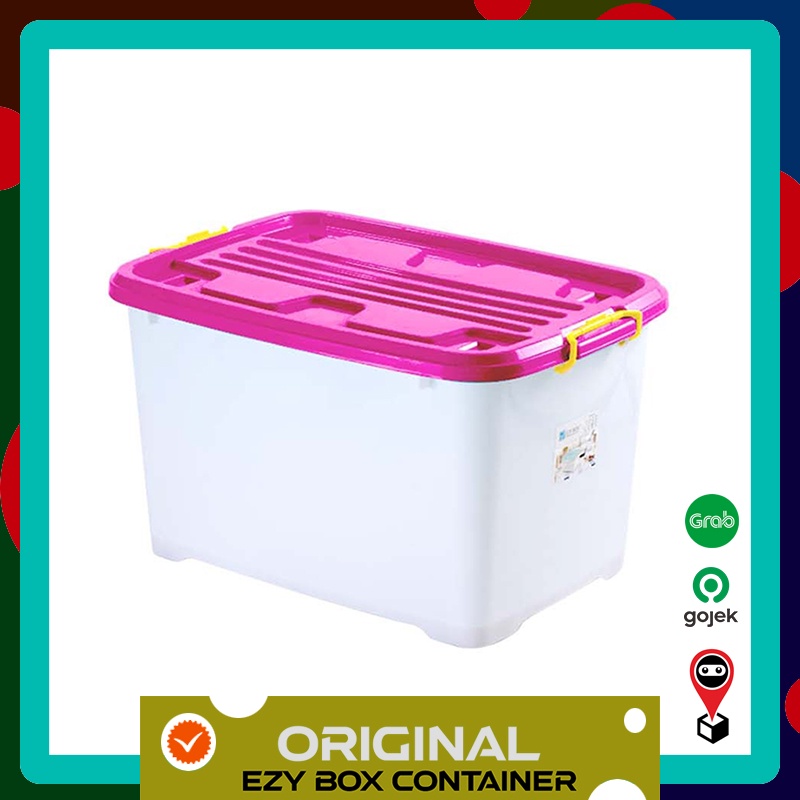 Jual Cod Box Kontainer Besar Penyimpanan Serbaguna Container Cb 95 Liter Dengan Roda Shopee 8055