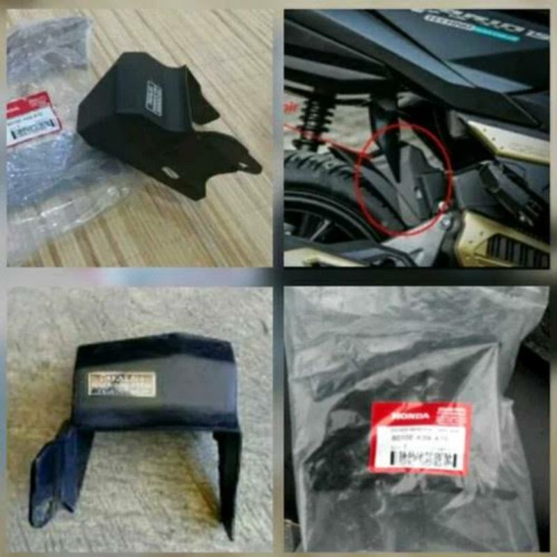 Jual COVER TUTUP TABUNG AIR RADIATOR VARIO 125 150 LED ORIGINAL AHM HGP ...