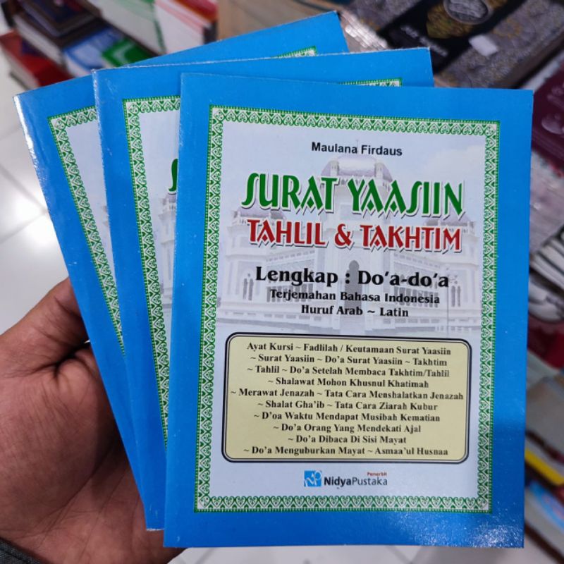 Jual Surat Yasin Tahlil Dan Takhtim Lengkap Dengan Doa Arab Latin ...