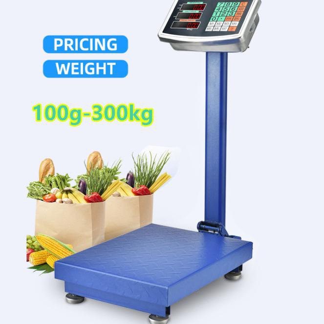 Jual Timbangan Duduk Digital Kapasitas 300kg Electrik Platform Scale 300kg 300kg Shopee 9389