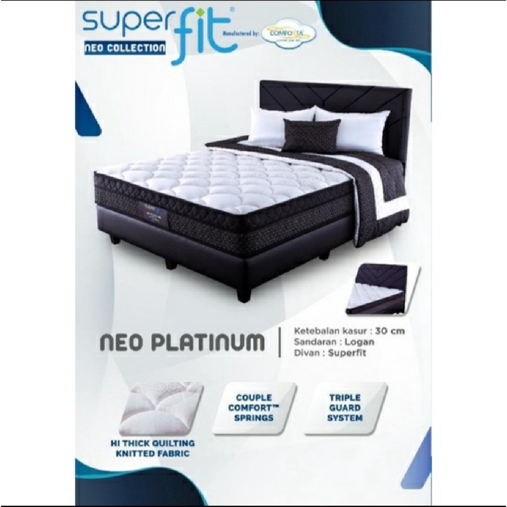 Jual Full Set Kasur Springbed COMFORTA SuperFit ( Neo Platinum ...