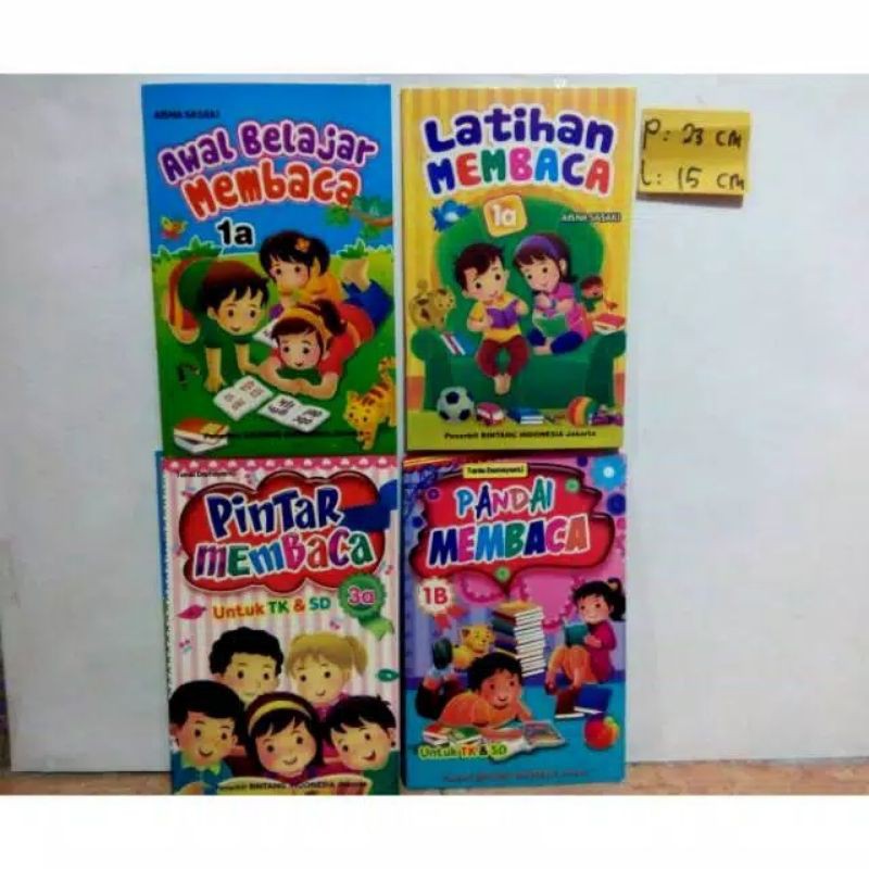 Jual Buku Belajar Membaca Anak/buku Belajar Anak Tk Paud/buku Pintar ...