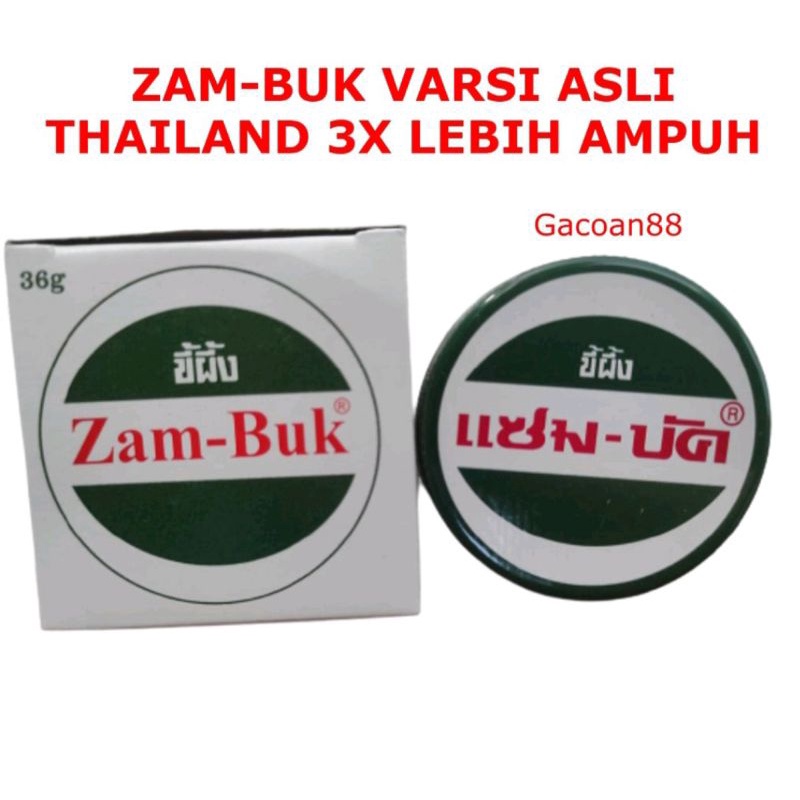 Jual Zambuk Thailand Obat Memar Lebam Luka Dalam Dan Gatalkena Minyak