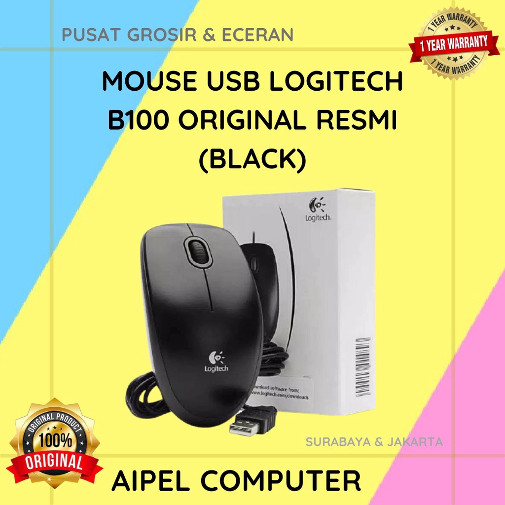 Jual Mouse Logitech B100 Terlengkap & Harga Terbaru Juli 2026 | Shopee ...
