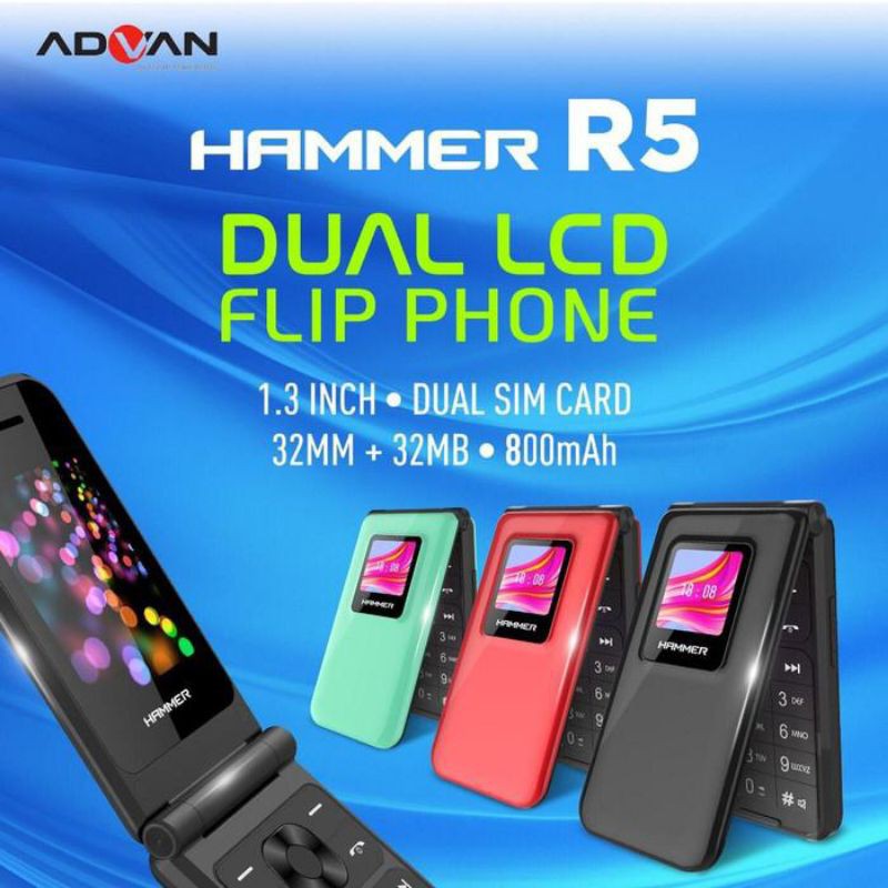 Jual Advan Hammer R5 Flip Hp Murah Garansi Resmi | Shopee Indonesia