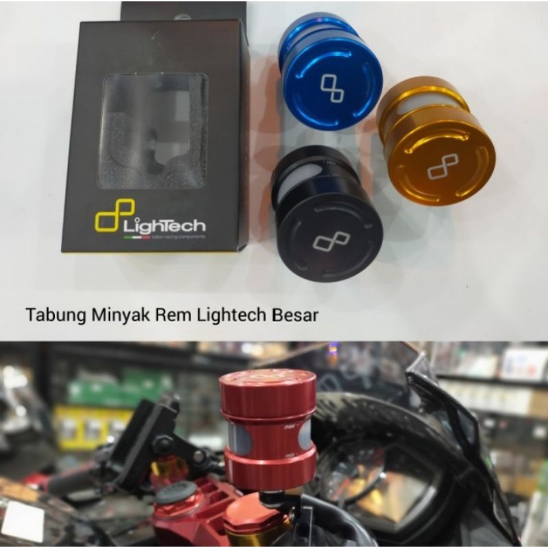 Jual Tabung Minyak Rem Fluid Tank Lightech Besar Original Italy Shopee Indonesia